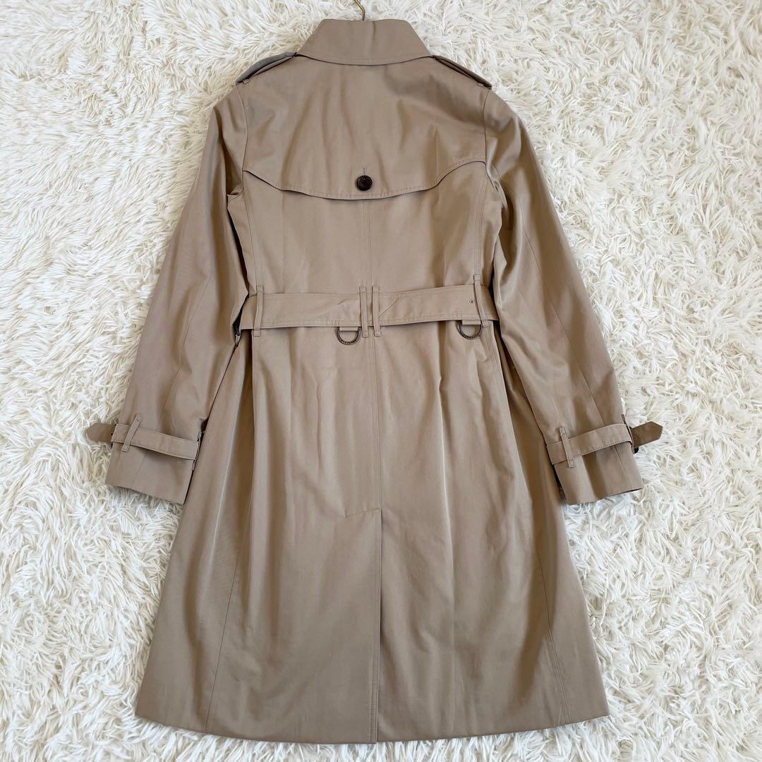 新品未使用　バーバリー　トレンチコート　チェック　2way　ハニーベージュ　S