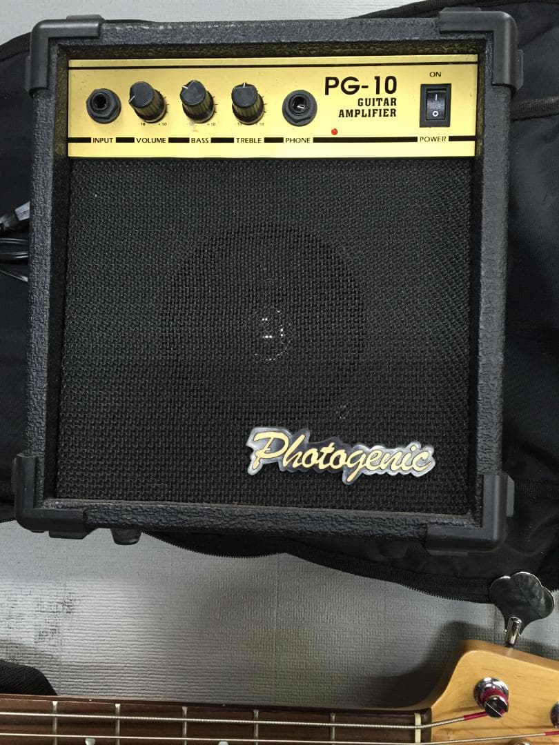 エレキベースPhotogenic・PG-10アンプ・ケースセット