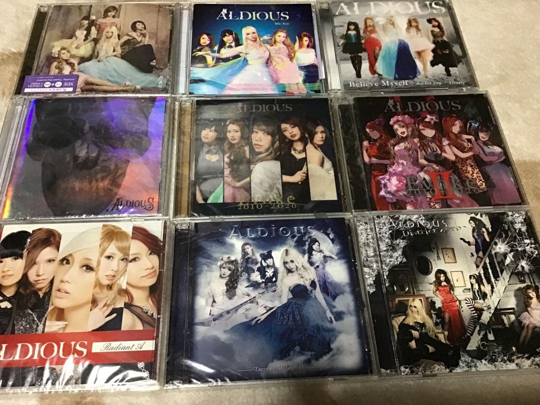 ALDIOUS アルバム　ミニアルバム　シングル　計10枚　おまけ付き