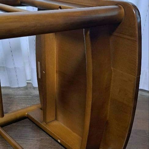 カリモク COLONIAL ダイニングチェア 幌馬車 焼印　１脚