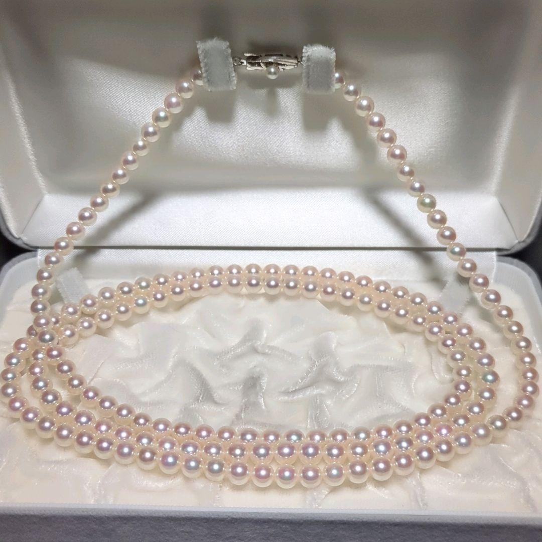【MIKIMOTO】あこや真珠 ロング ネックレス 約6.0-6.5mm 340