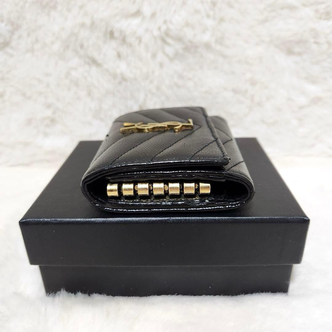 ✨極美品　付属品完備✨サンローラン　キーケース　6連　カサンドラ　キャビアスキン