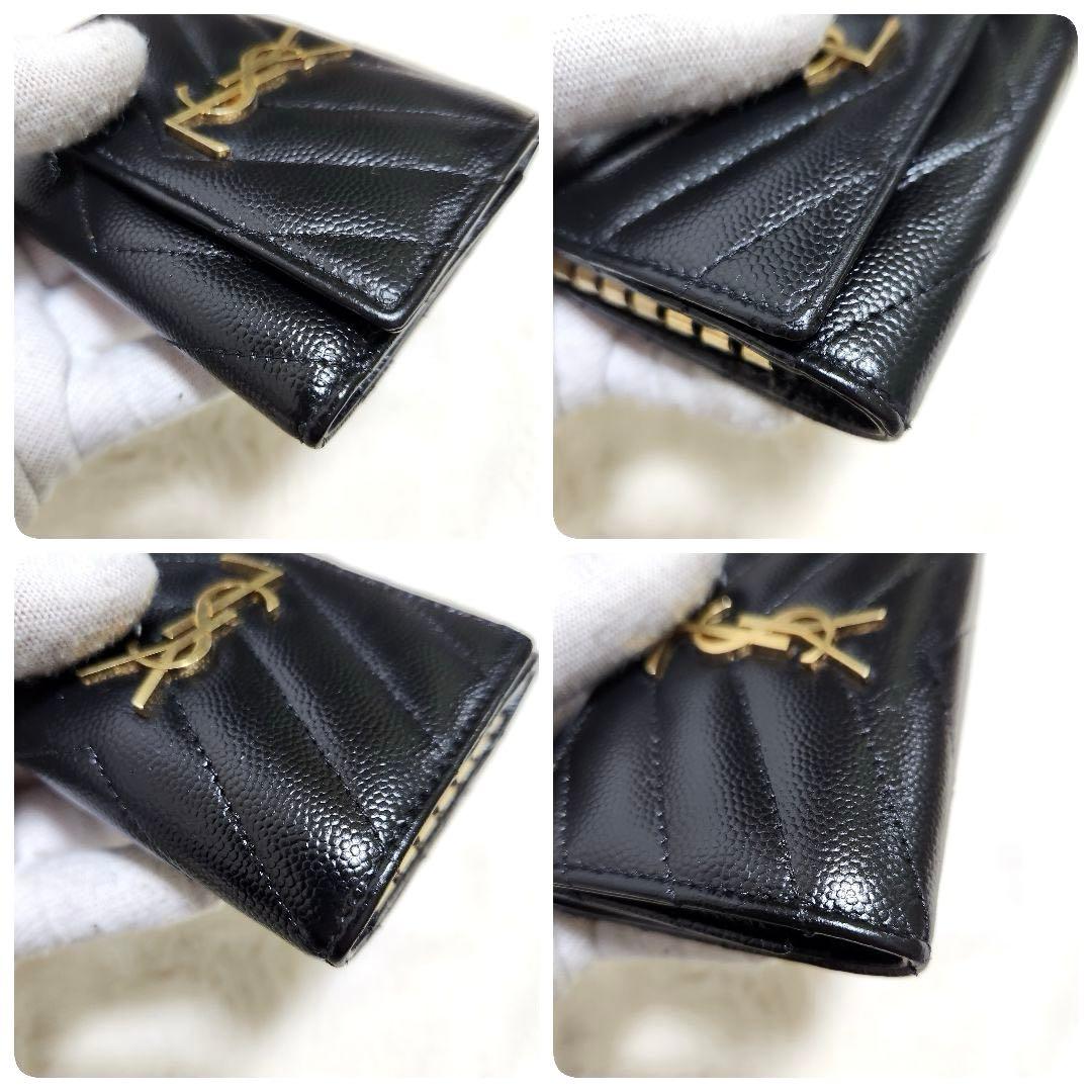 ✨極美品　付属品完備✨サンローラン　キーケース　6連　カサンドラ　キャビアスキン