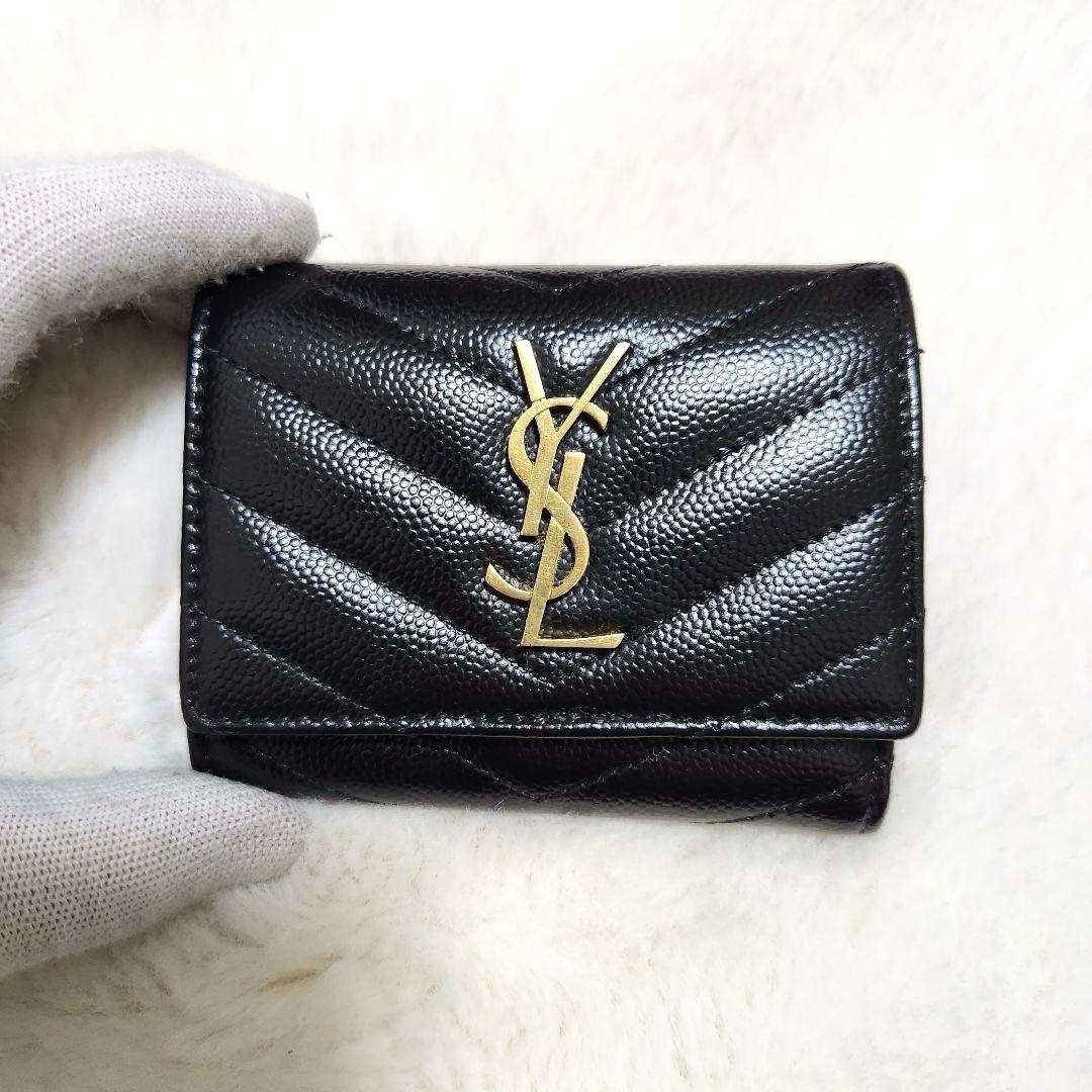 ✨極美品　付属品完備✨サンローラン　キーケース　6連　カサンドラ　キャビアスキン