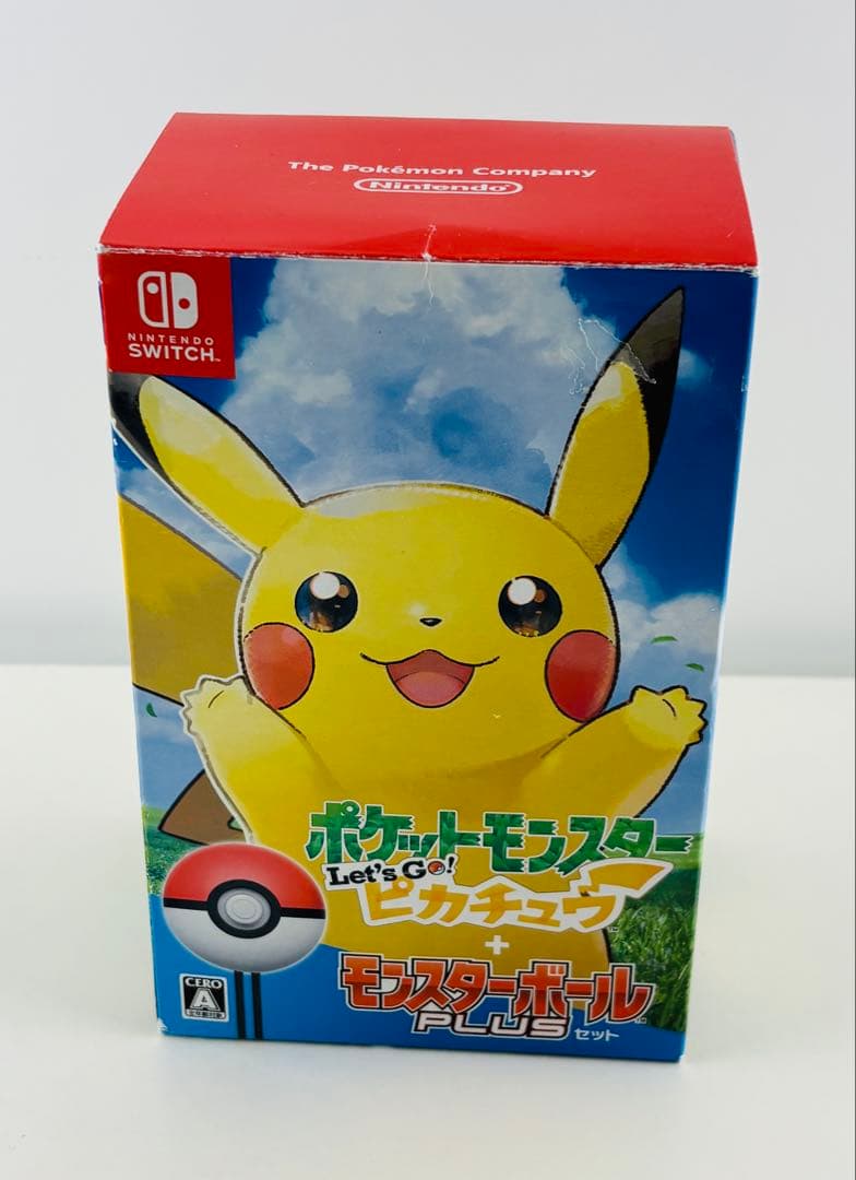 ほぼ新品 レッツゴー ピカチュウ Lets Goモンスターボールプラス ミュウ有