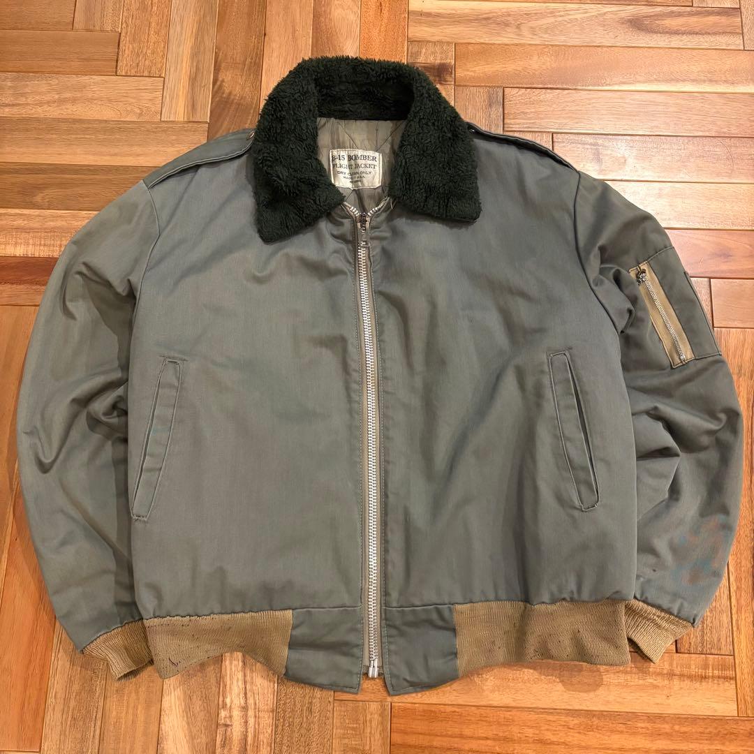 60s 70s B-15 BOMBER フライトジャケット MA-1 USA