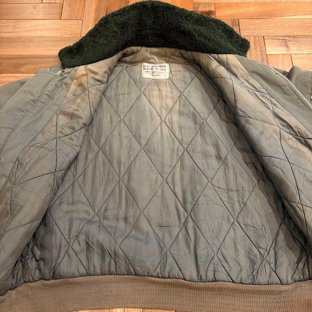 60s 70s B-15 BOMBER フライトジャケット MA-1 USA