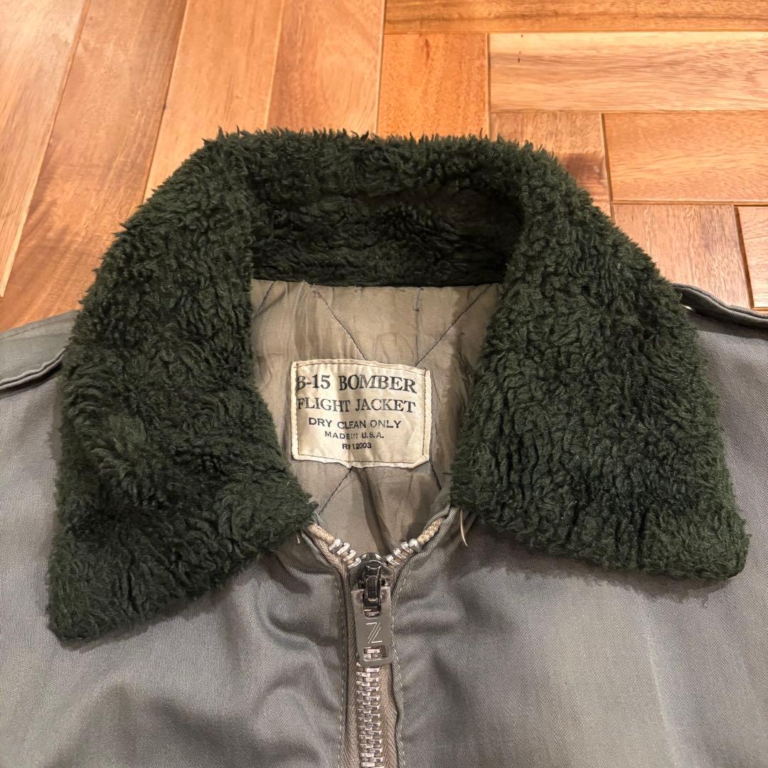 60s 70s B-15 BOMBER フライトジャケット MA-1 USA