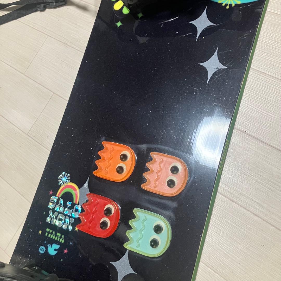 【良品】バック付/SALOMON TIARサロモンスノーボード143cm S/M