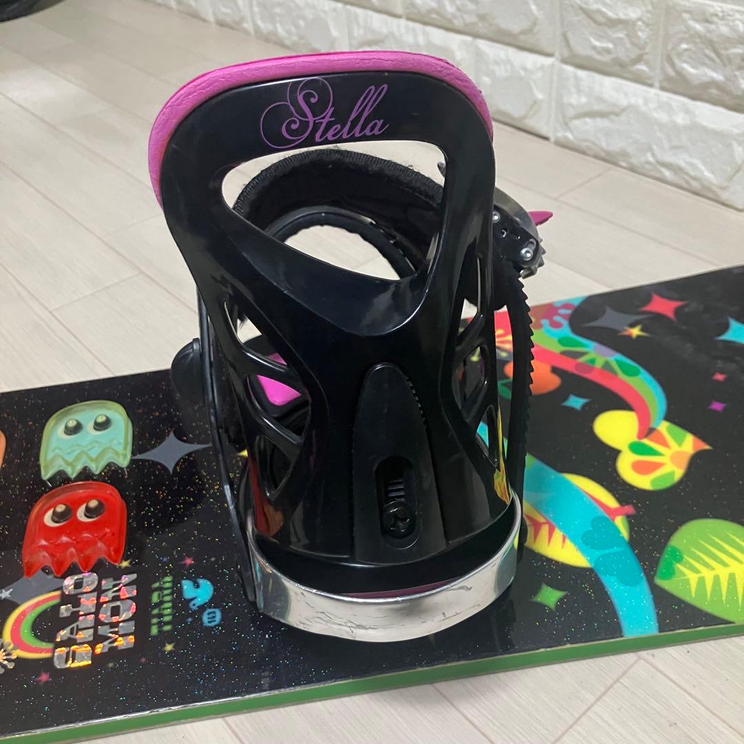 【良品】バック付/SALOMON TIARサロモンスノーボード143cm S/M