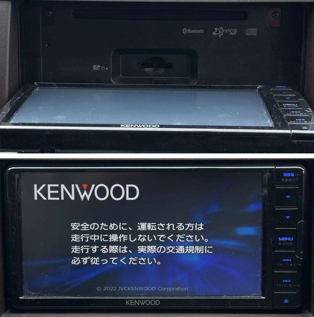ケンウッド MDV-D309BTW ナビ ワンセグ。地図データ2021年版。