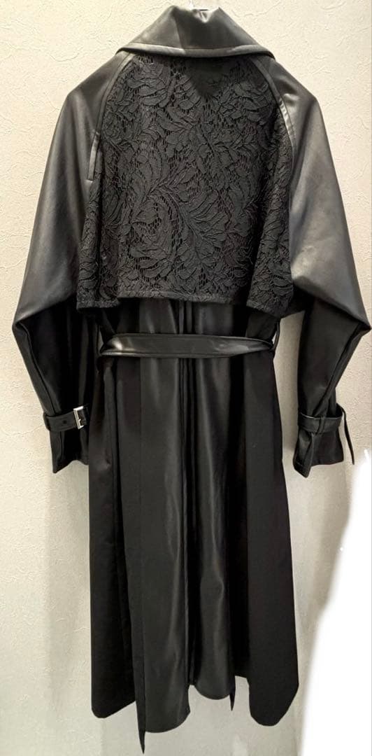 フェイクレザーイソザイトレンチコート HARE ハレ ジャケット・アウター