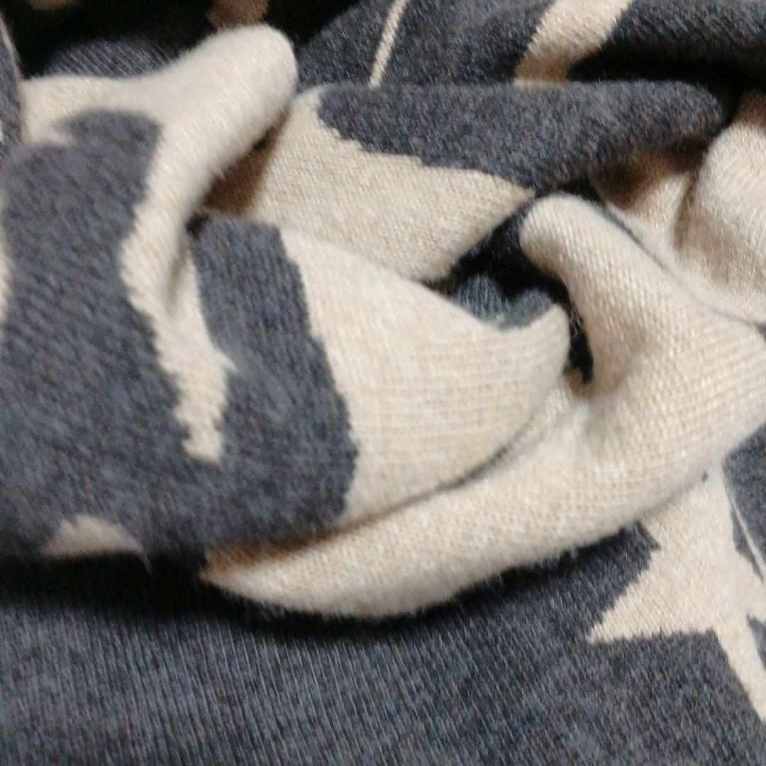 ヴィヴィアンウエストウッド　総柄　ウール　マフラー　オーヴ　イタリア製