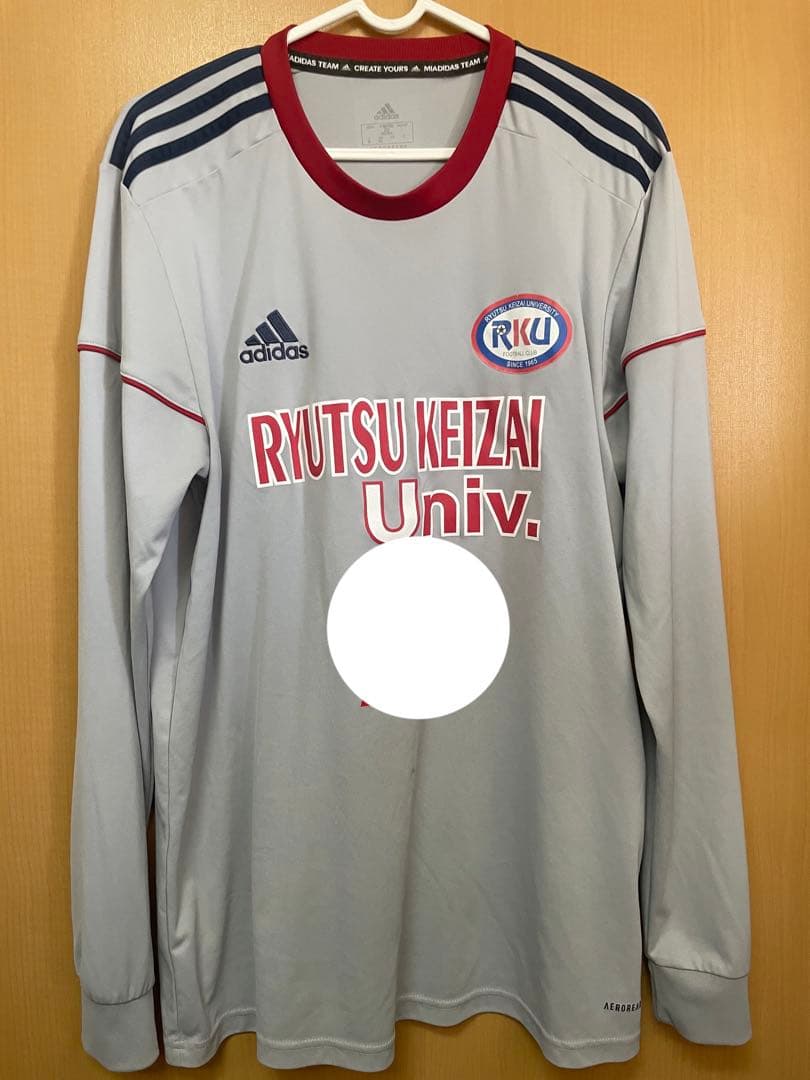 流通経済大学サッカー部　ユニフォームグレー　長袖