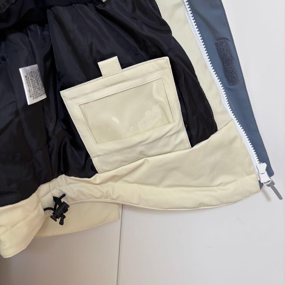 43DEGREES スノーボード　スキーウェア　上下セット　Ｌ　ビブパンツ　手袋