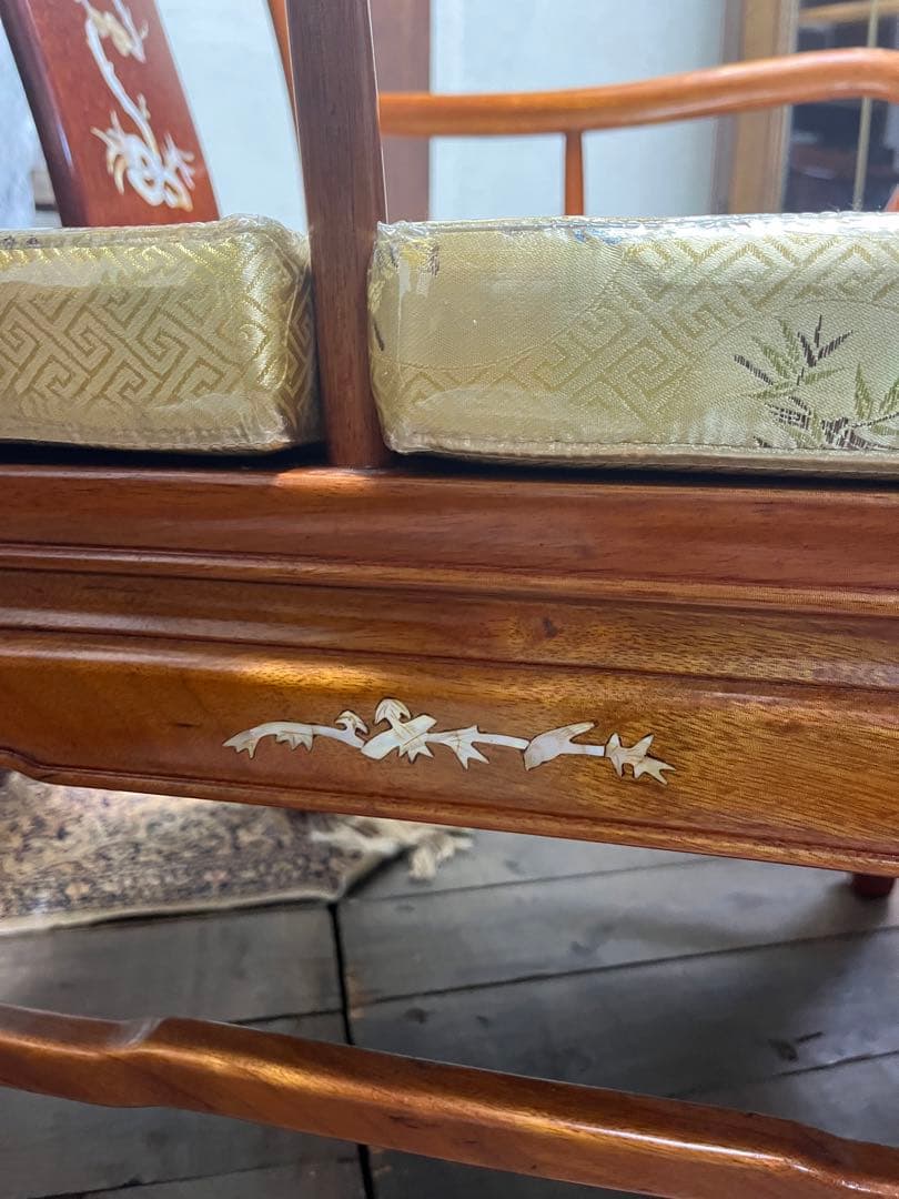 中国唐木家具 高級家具 唐木椅子 螺鈿細工 高級家具