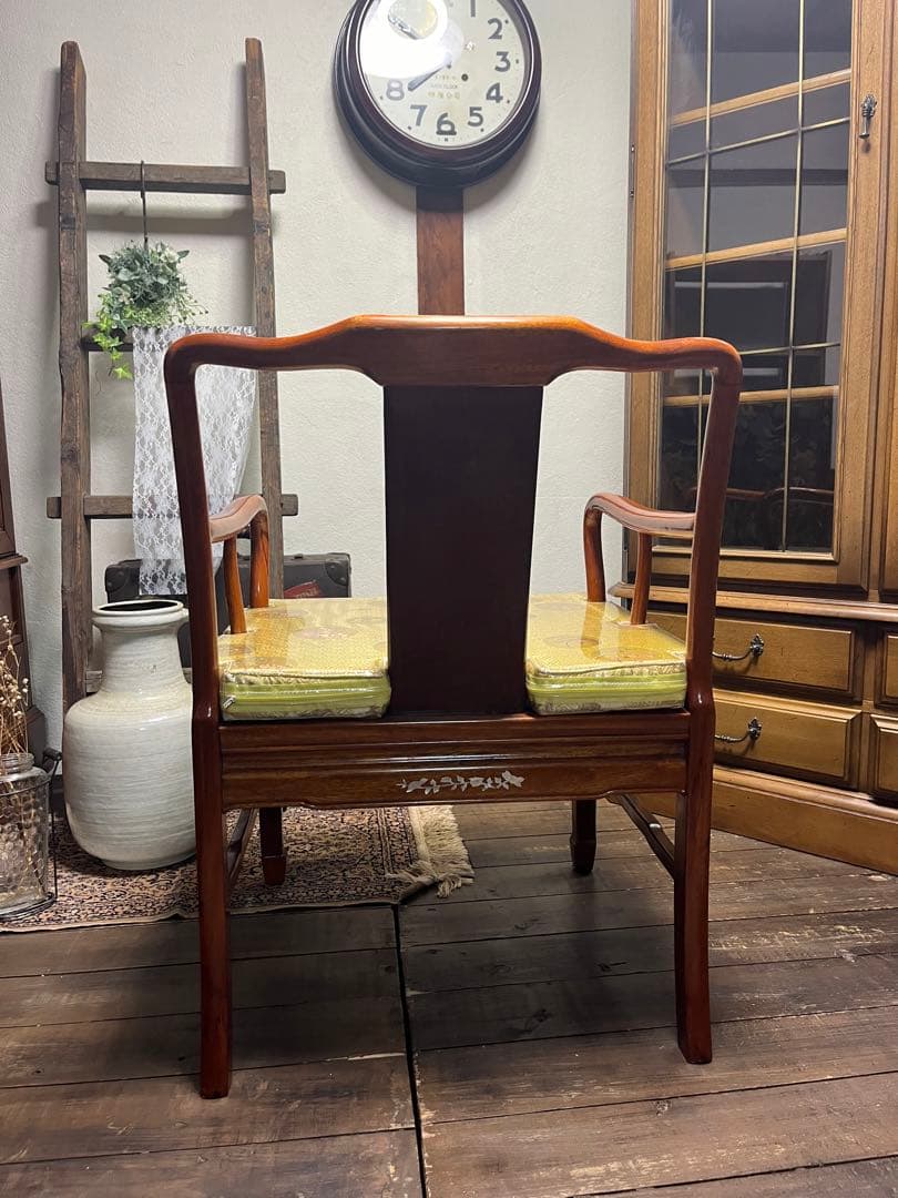 中国唐木家具 高級家具 唐木椅子 螺鈿細工 高級家具