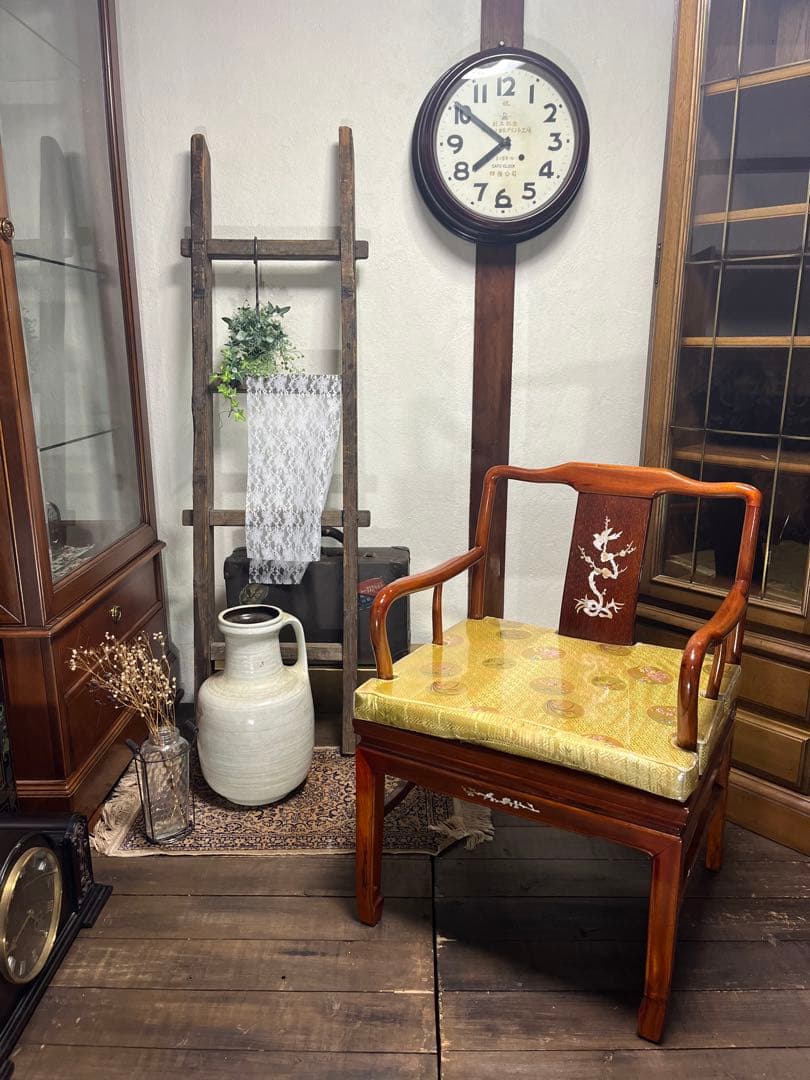 中国唐木家具 高級家具 唐木椅子 螺鈿細工 高級家具