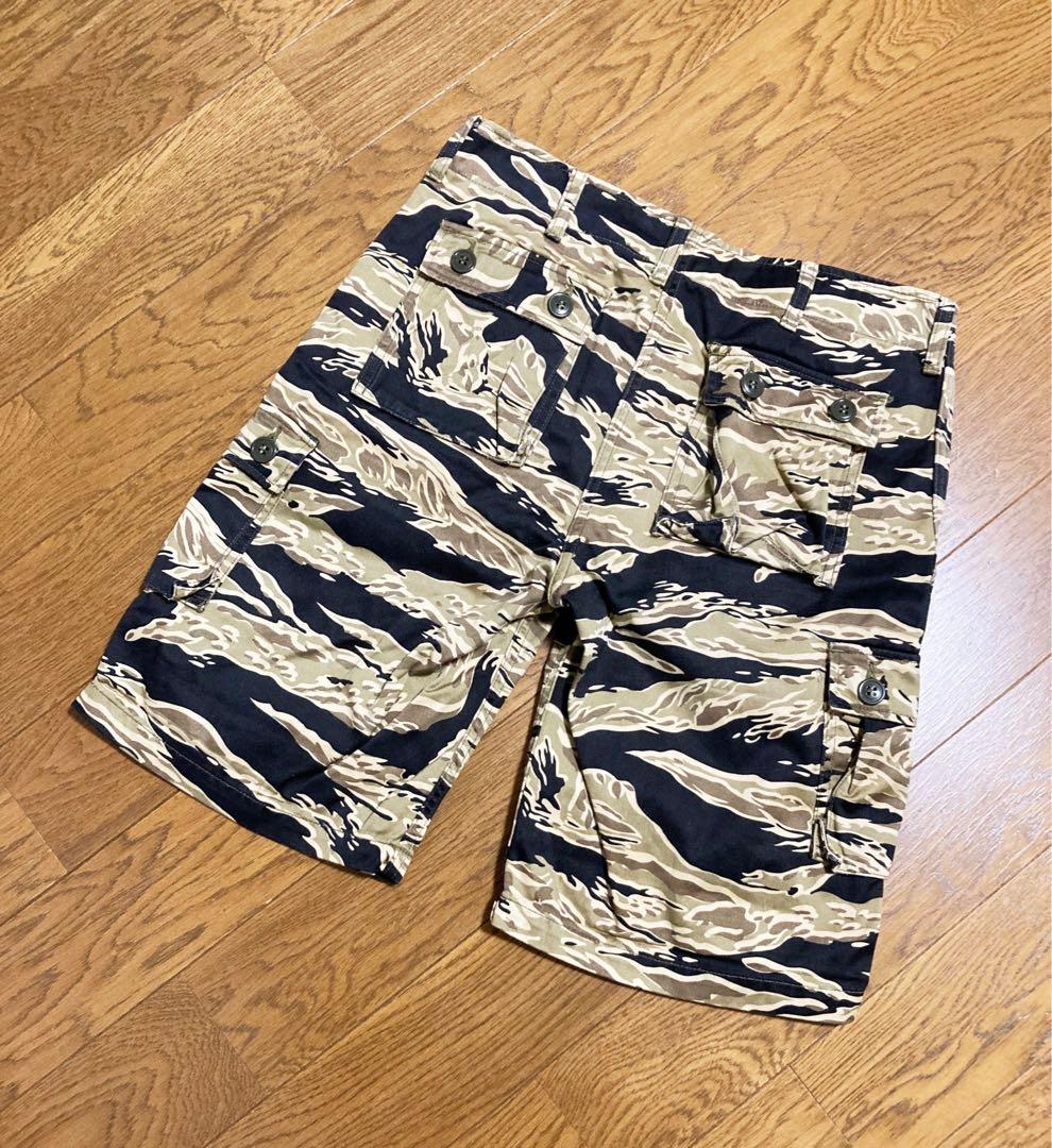 THE REAL McCOY'S タイガーカモ カーゴショーツ M 30-32