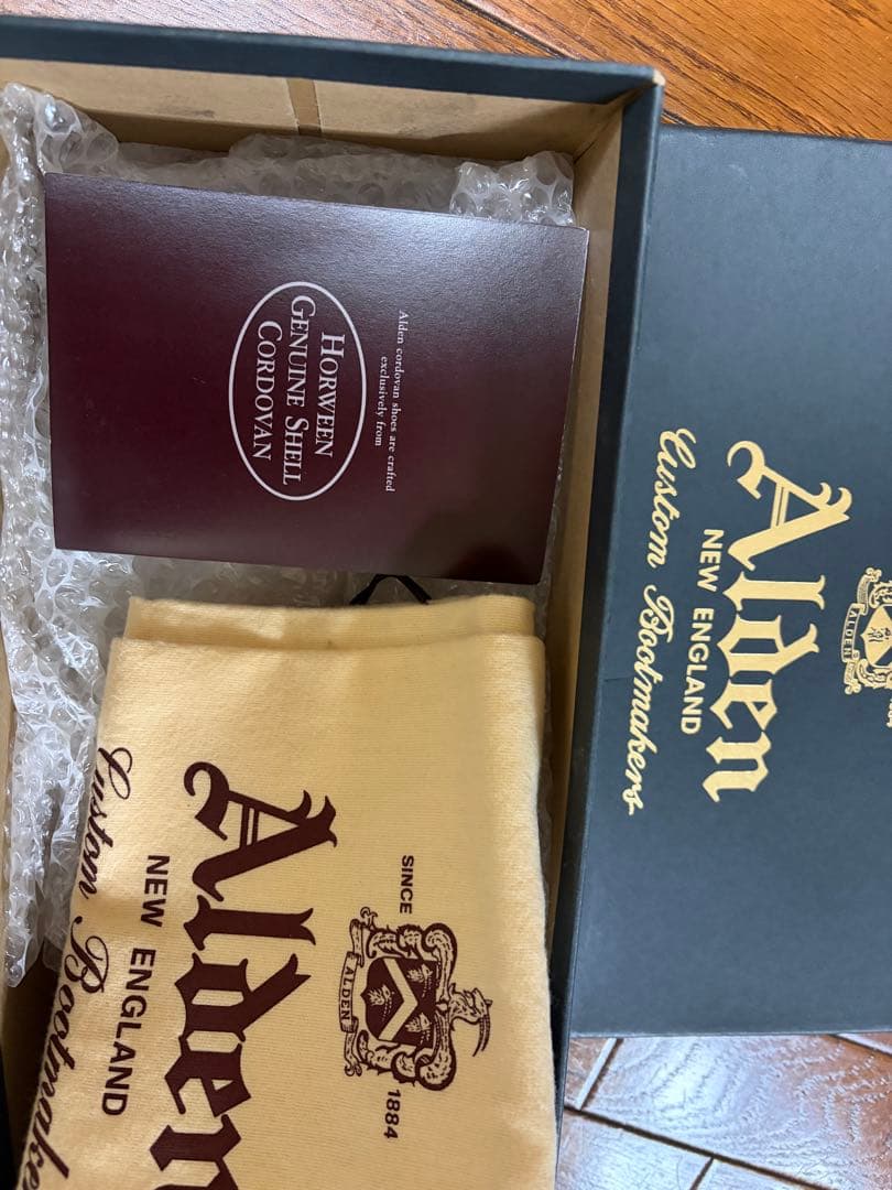 本日最終　美品　Alden 2211コードバンVチップ 7 1/2E