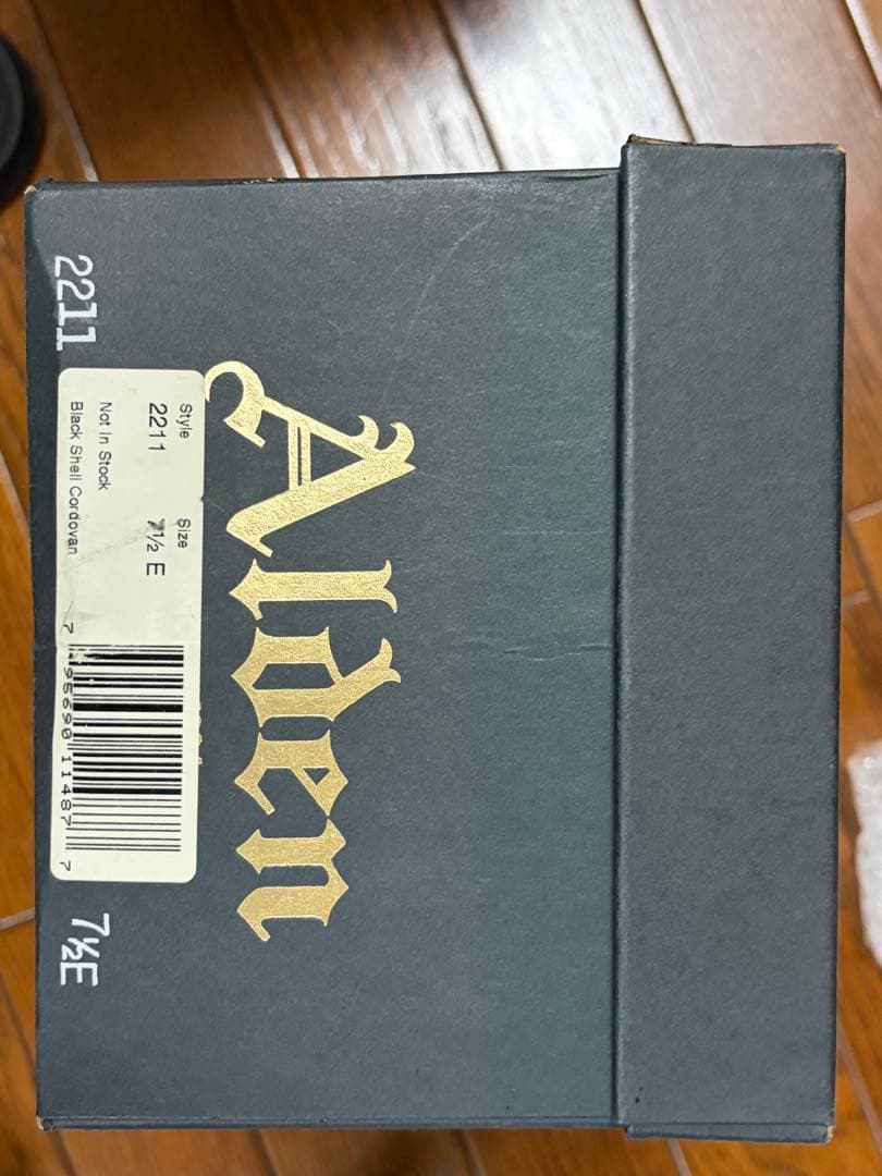 本日最終　美品　Alden 2211コードバンVチップ 7 1/2E