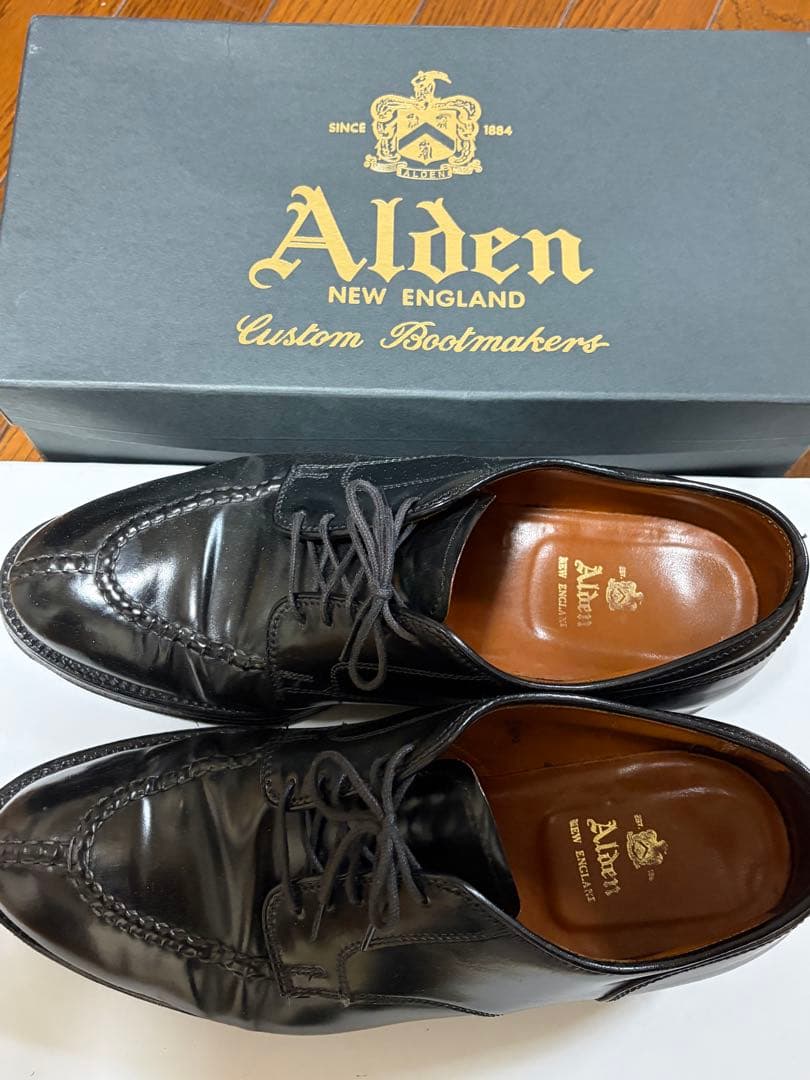 本日最終　美品　Alden 2211コードバンVチップ 7 1/2E
