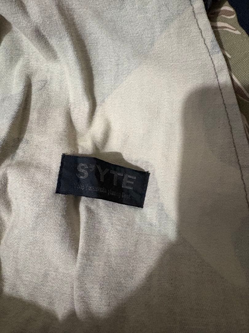 s'yte サイト ワイドパンツ 迷彩 ヨウジヤマモトセール中