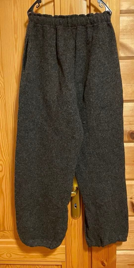 C*l様 anuke ウール混紡 グレー カジュアルパンツ