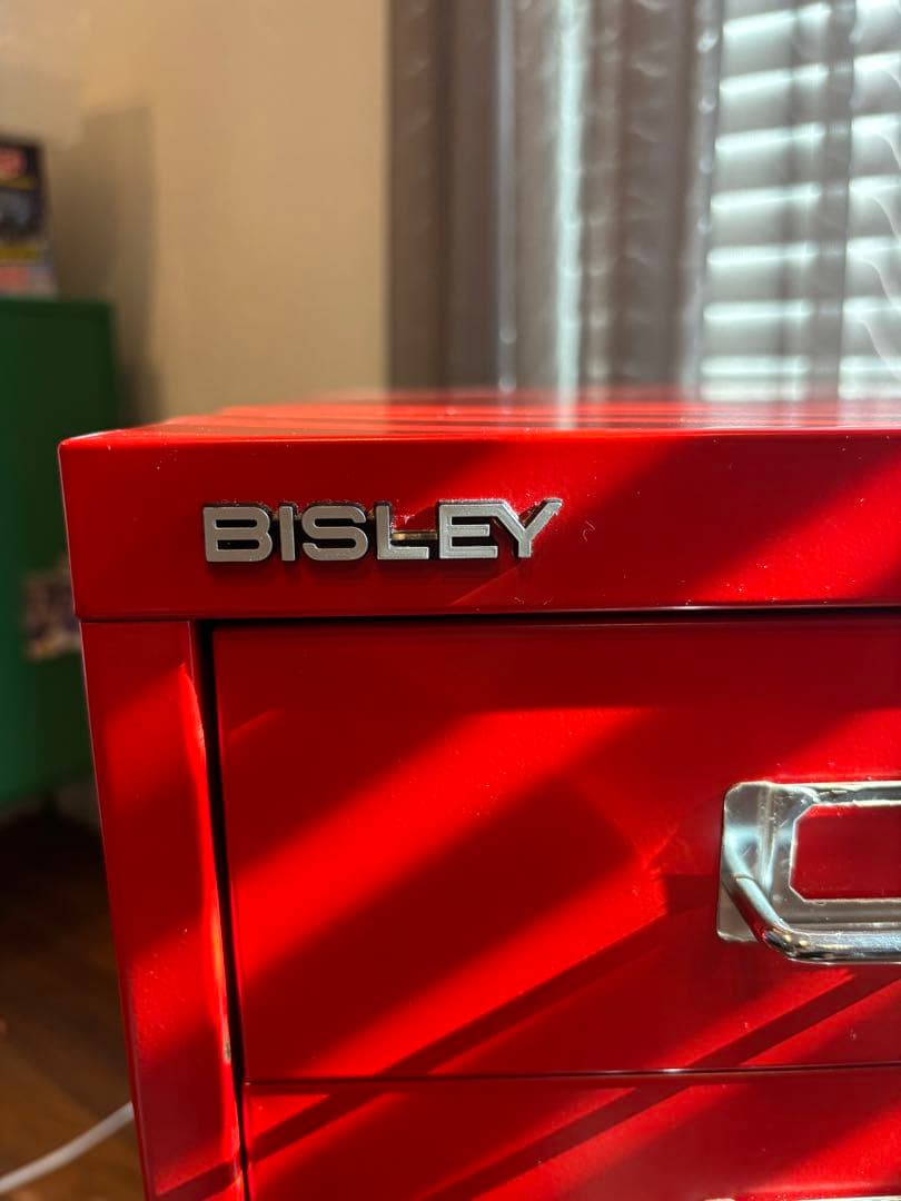 BISLEY 赤 6段キャビネット