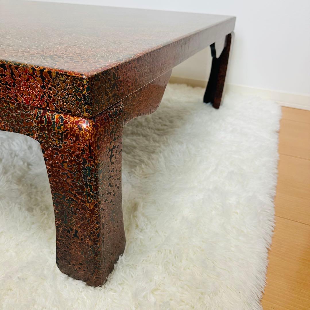 津軽塗り 座卓 羽根脚 青森 津軽 直接引取り可能