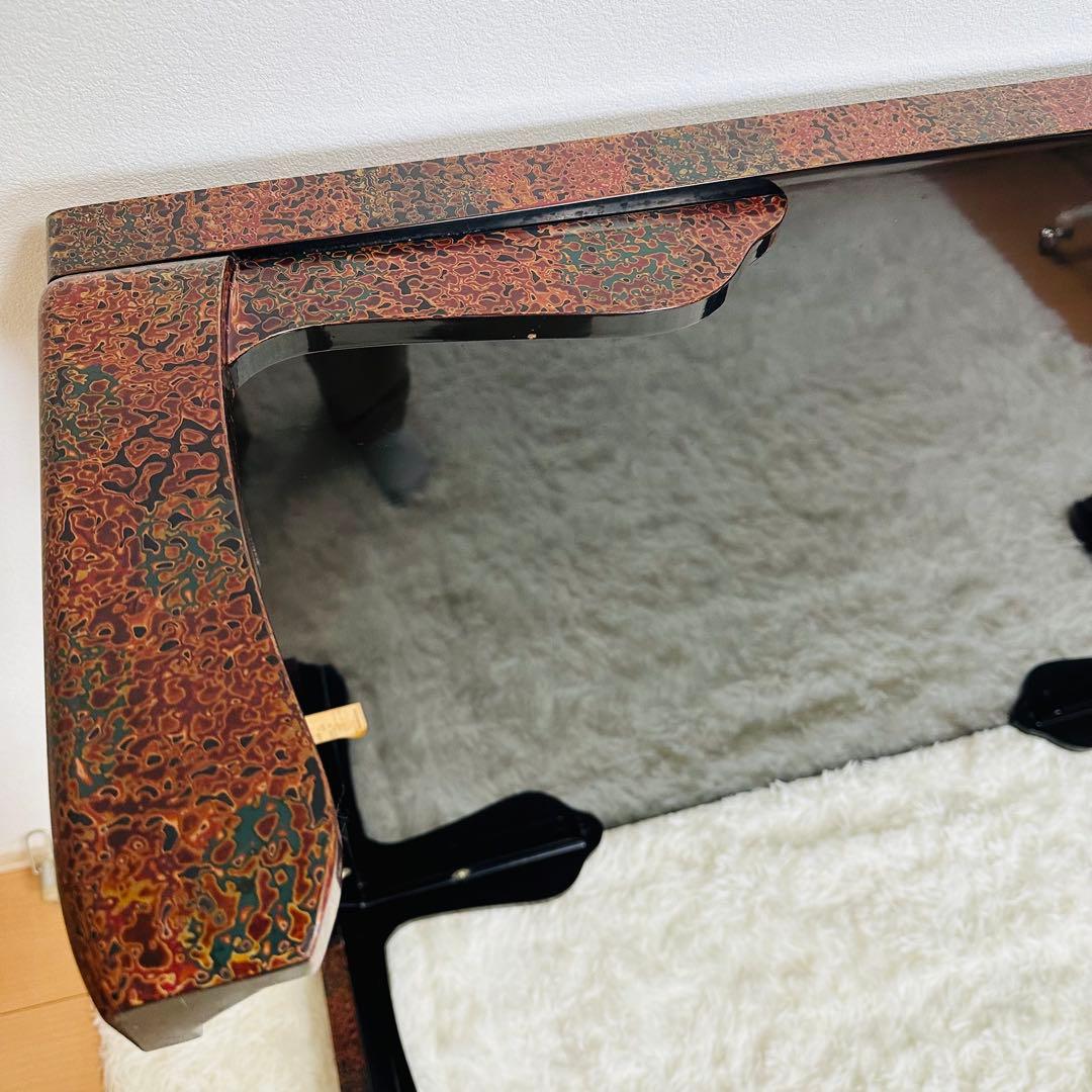 津軽塗り 座卓 羽根脚 青森 津軽 直接引取り可能