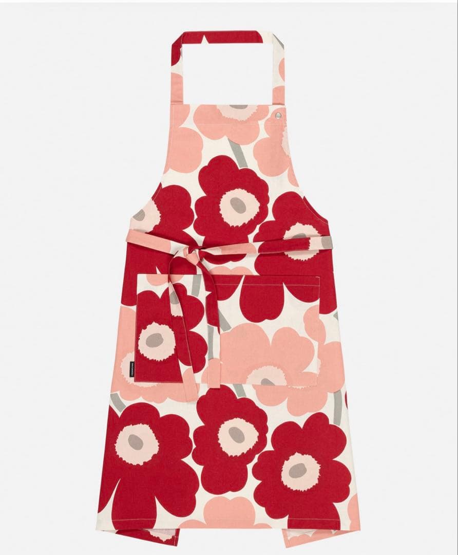 新品　marimekkoマリメッコ エプロン　シールトラプータルハ