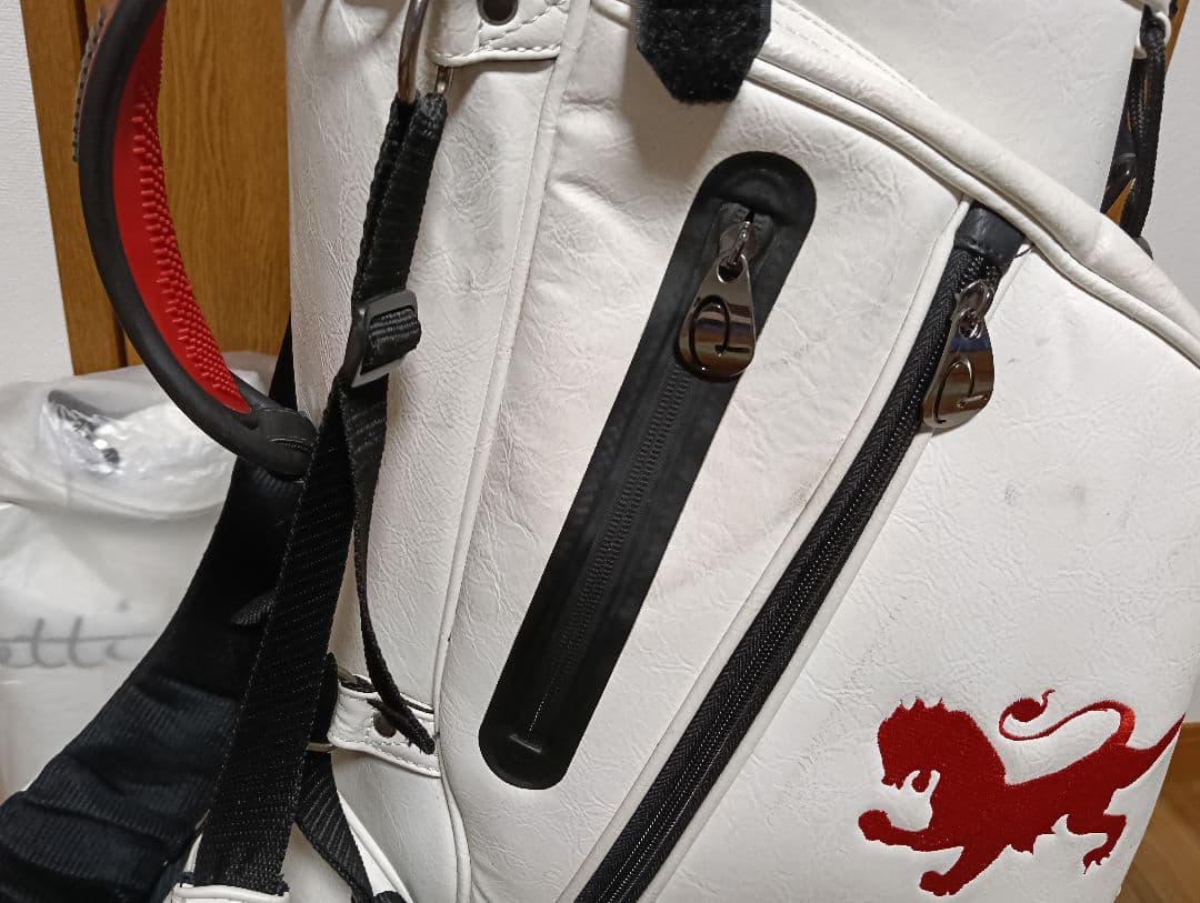 Piretti●ゴルフ・スタンドキャディバッグ●ホワイト●USED●ピレッティ