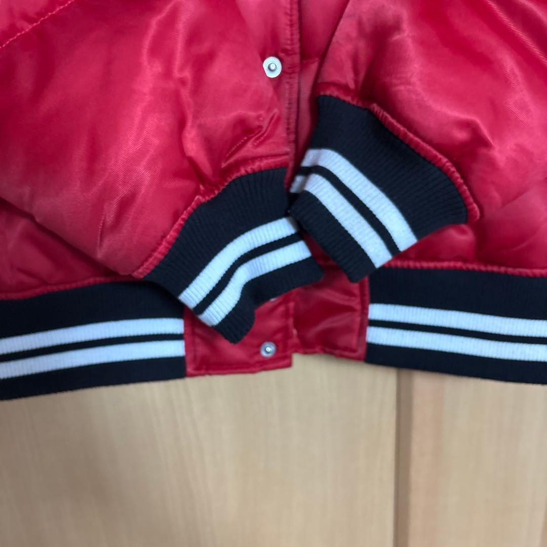 レア　SUPREME SCRIPT VARSITY PUFFY JACKET