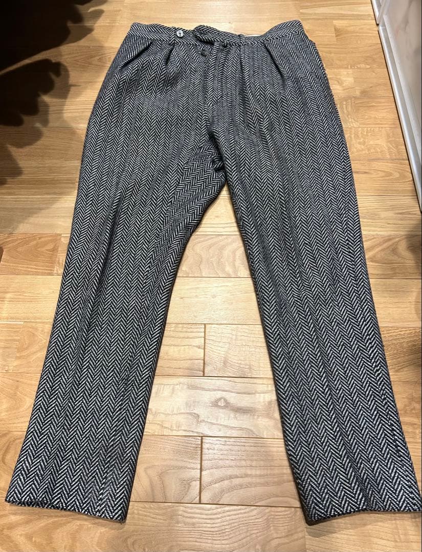 neat ニート　ヘリンボーン　Tapered テーパード　パンツ