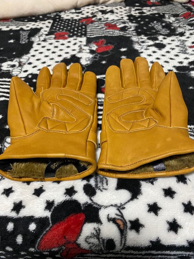 u*d様 Schott ワンスター レザーグローブ　onestar leathe