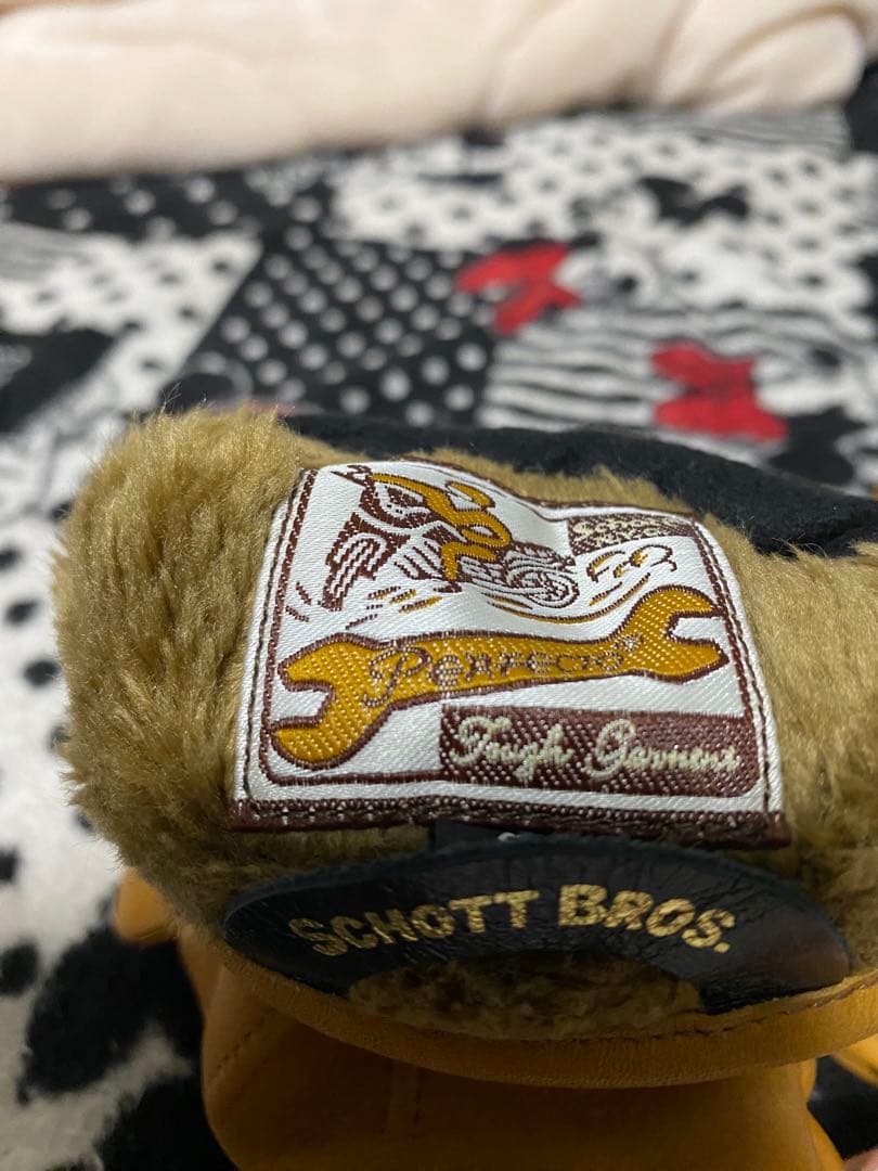 u*d様 Schott ワンスター レザーグローブ　onestar leathe