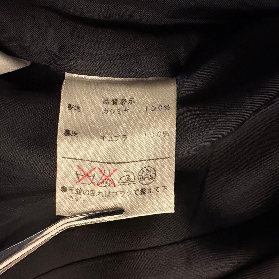 【極美品✨】Leilian カシミヤ100% ロングコート 黒 日本製 Lサイズ