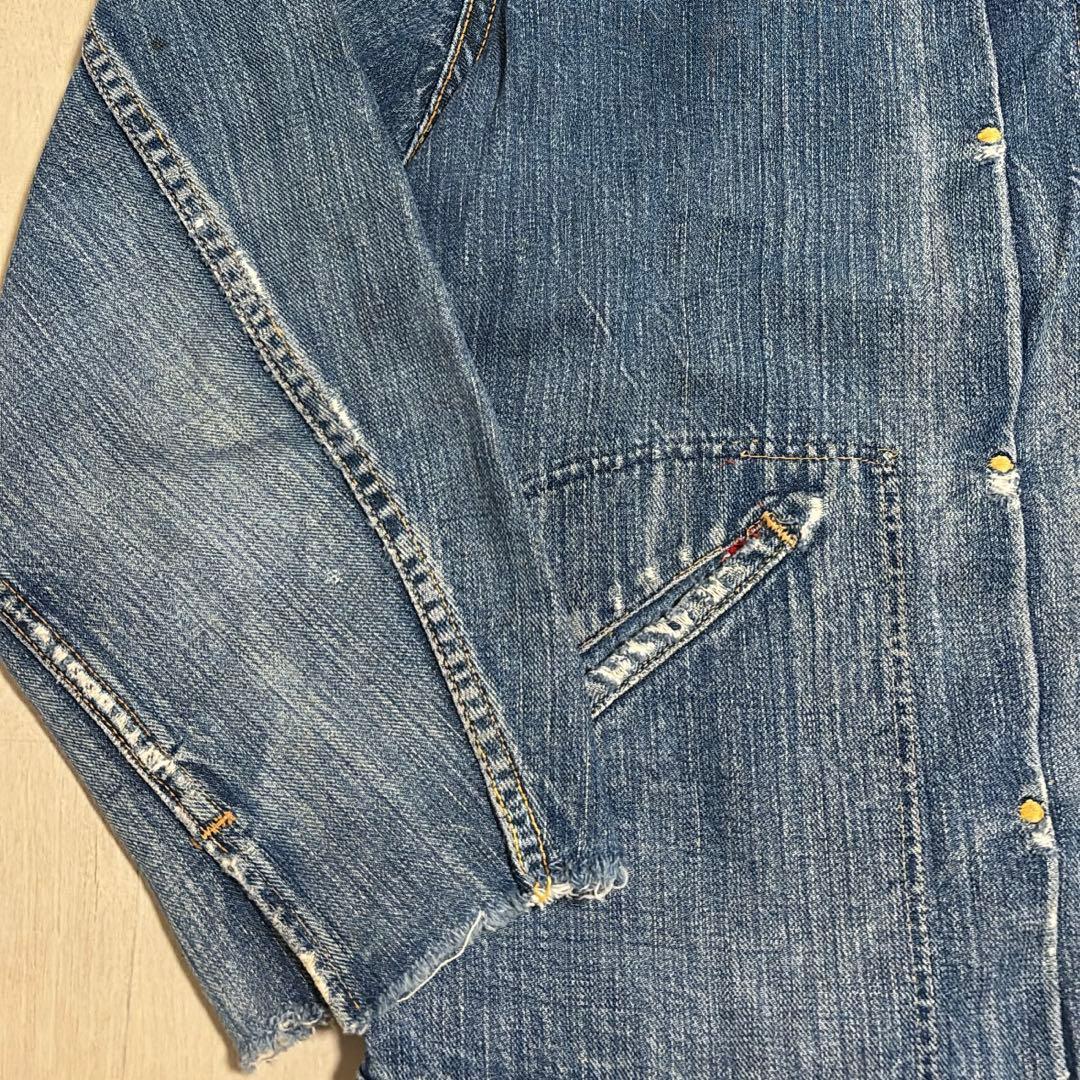 big size! 60s 11mjz wrangler 44相当　襤褸の美学