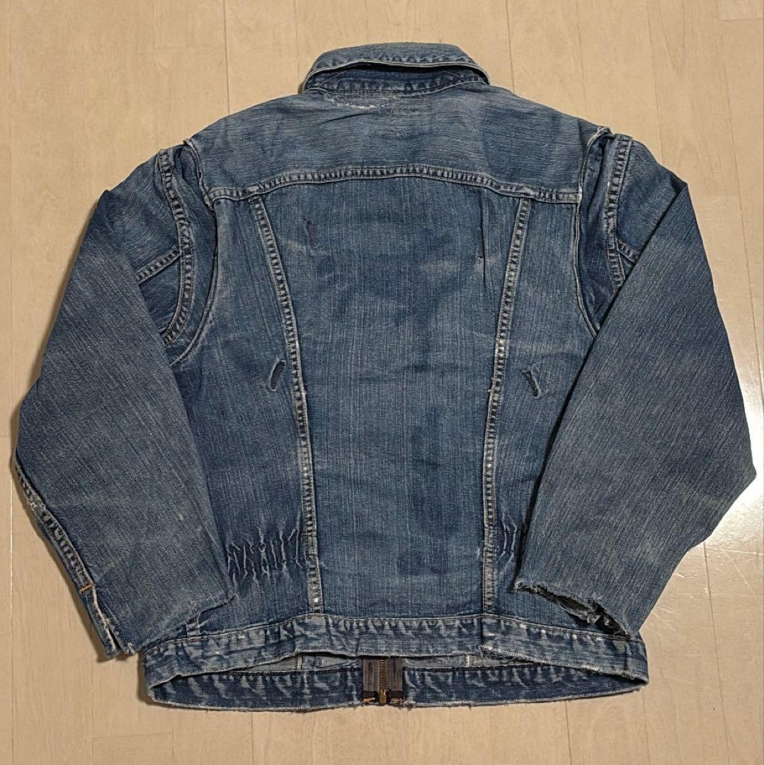 big size! 60s 11mjz wrangler 44相当　襤褸の美学