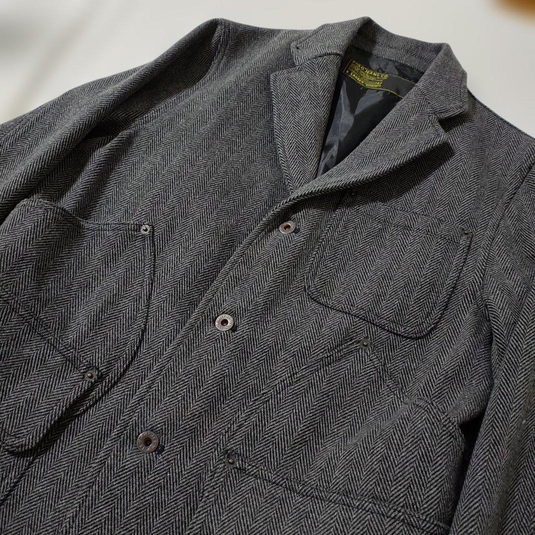 ラルフローレン ポロジーンズ スポーツコート ヘリンボーン ハンティング