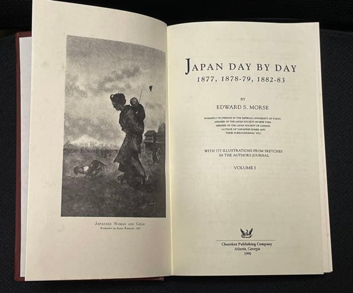 洋書 Japan Day by Day, Vol.1-2 Edward Morse