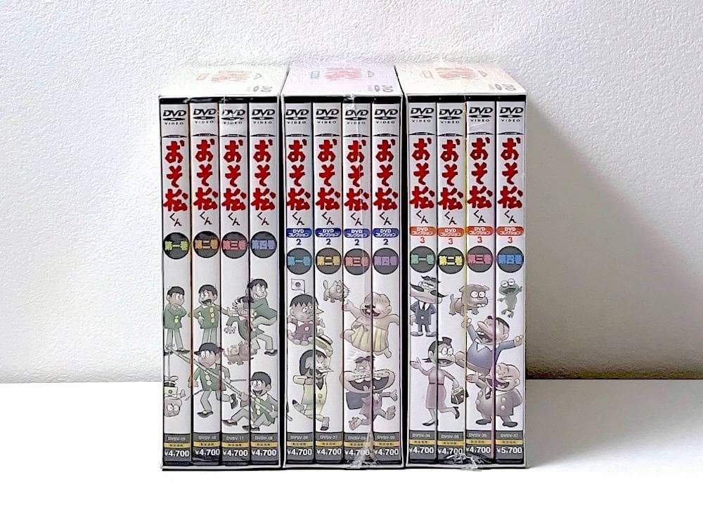 新品未開封 廃盤 おそ松くん オリジナル版 DVDコレクション 全3BOXセット