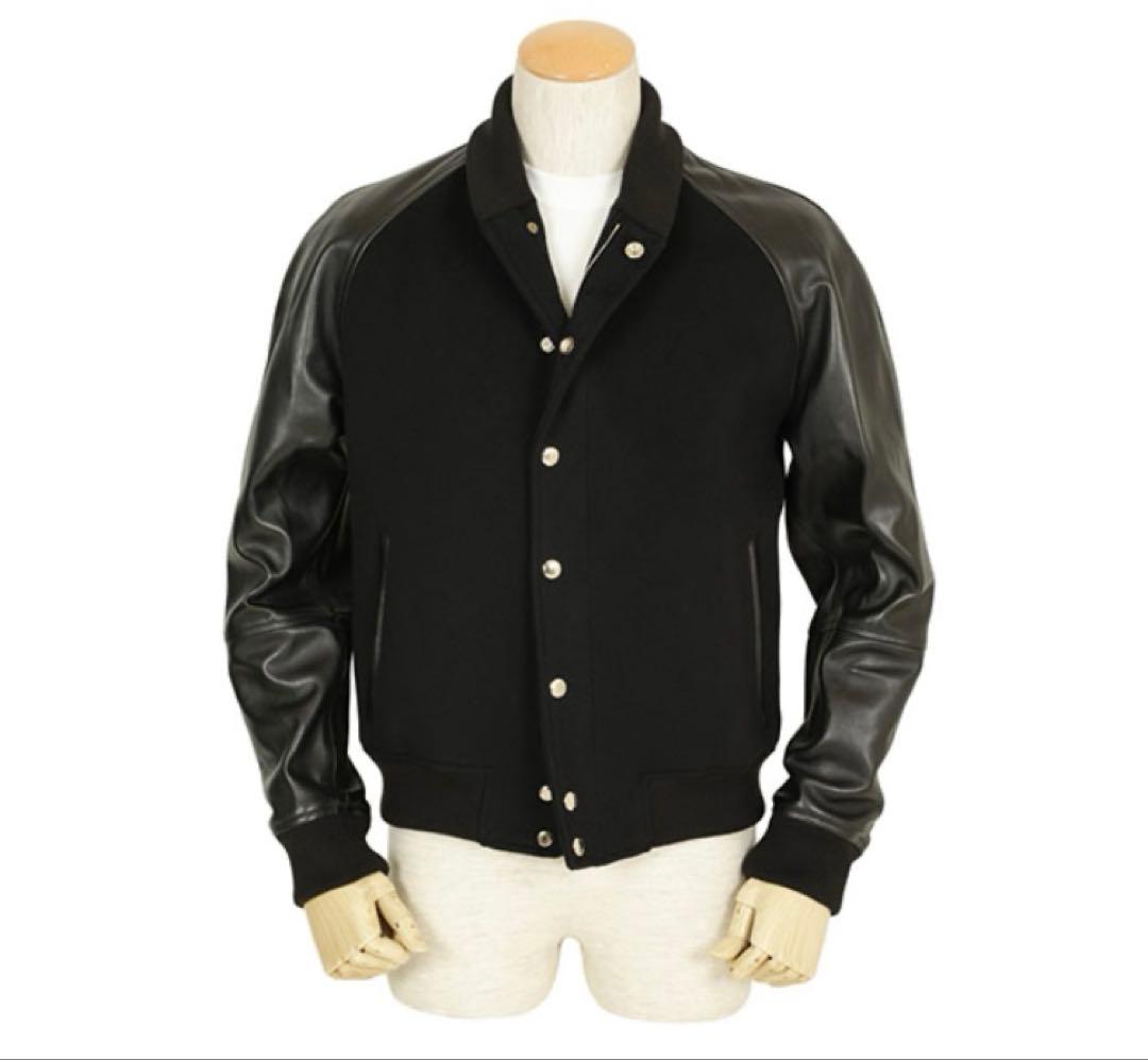 【菅原靴店限定】EMMETI レザーウールカシミヤスタジャン 50 即完売商品