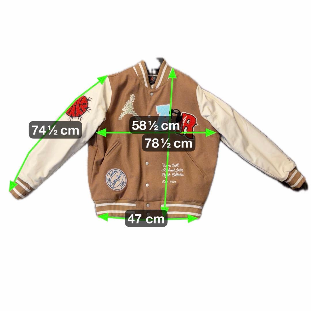 海外限定Travis Scott x Jordan Varsity Jacket