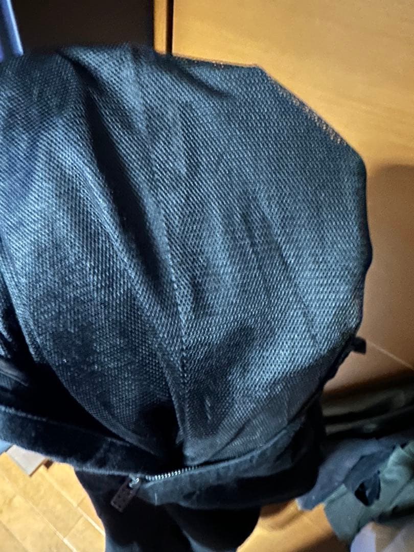 DEVOA デヴォア ラミー ストライプ クロップド サルエル パンツ