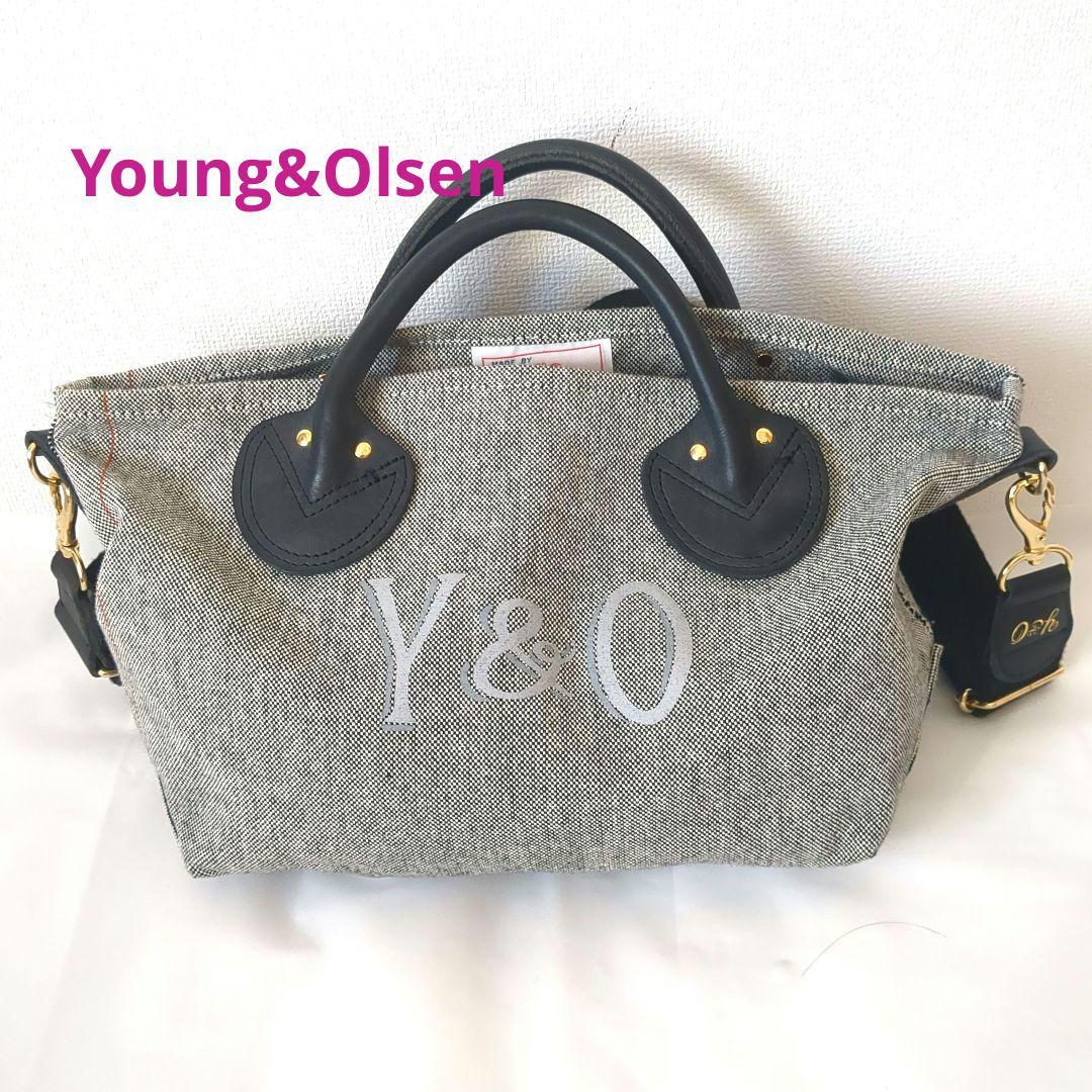 【美品】ヤングアンドオルセン　キャンバストートS フレームワーク別注