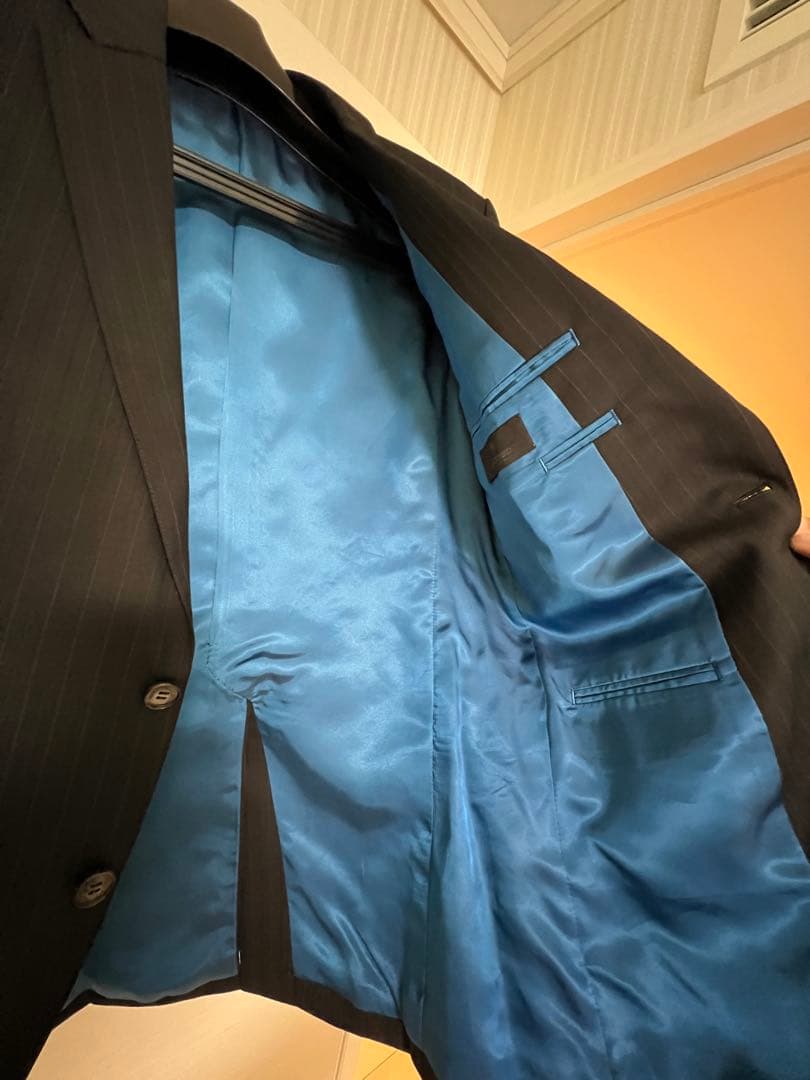 BLACK BIRD TAILOR ブラック ストライプ スリーピーススーツ