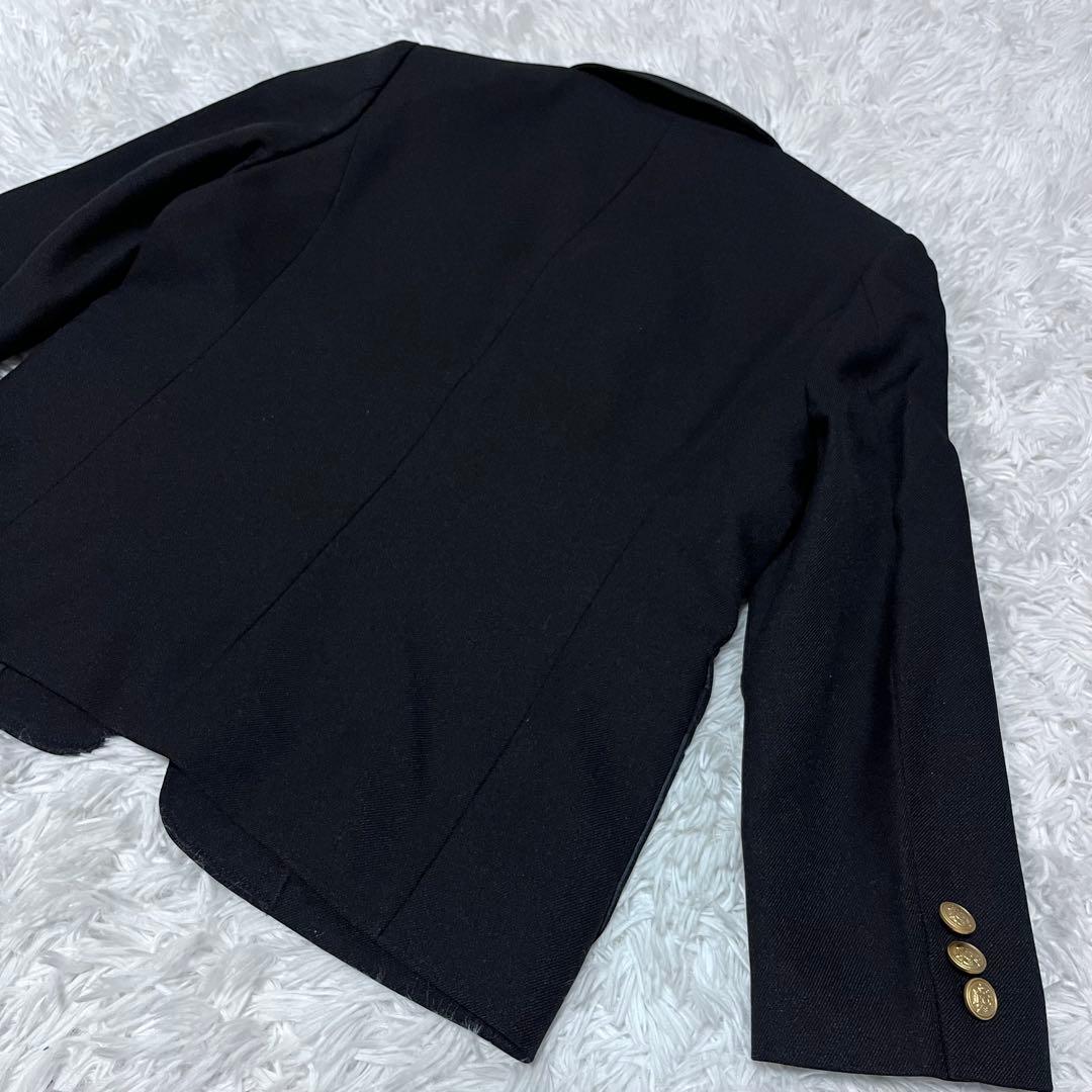 美品　POLO フォーマル　スーツ　キッズ　130 卒服　ブラック