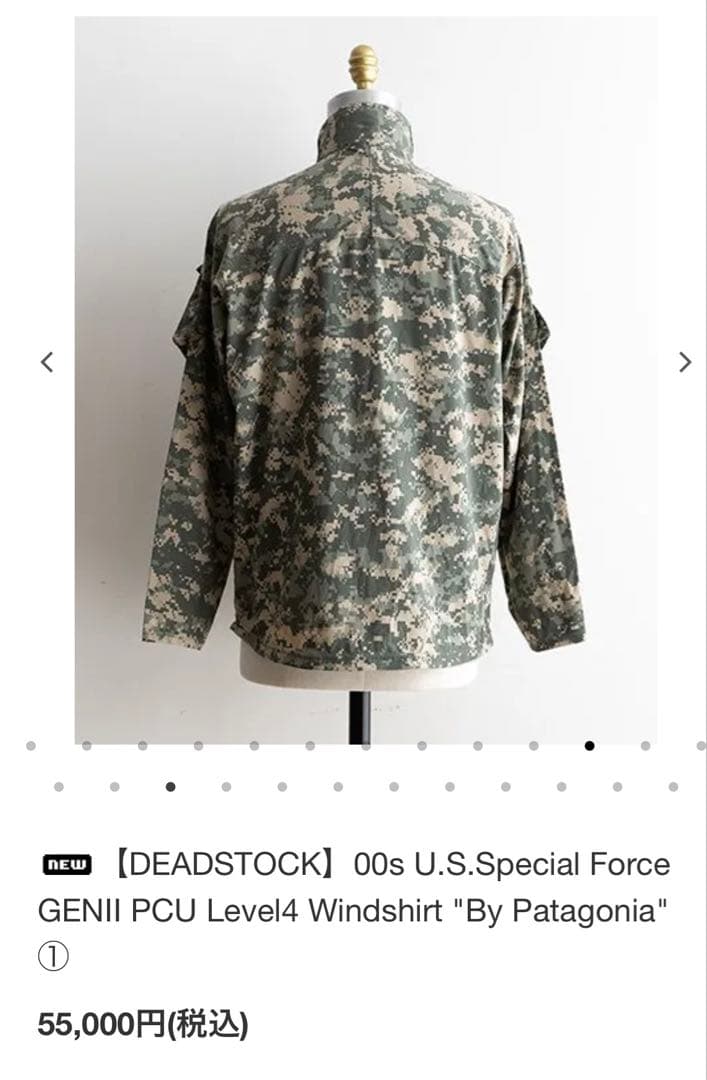 DEADSTOCK Patagonia MARS Windshirt ミリタリー